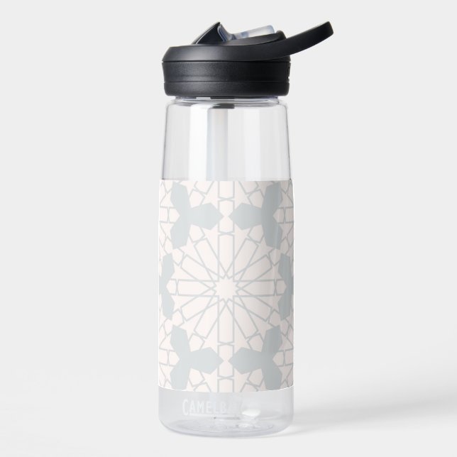 Islamic Geometric Pattern Water Bottle (Left)