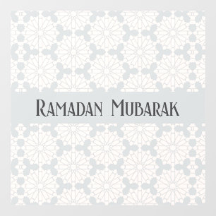Islamic Geometric Pattern Window Cling