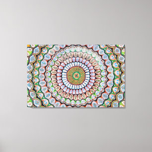 Islamic geometric patterns canvas print