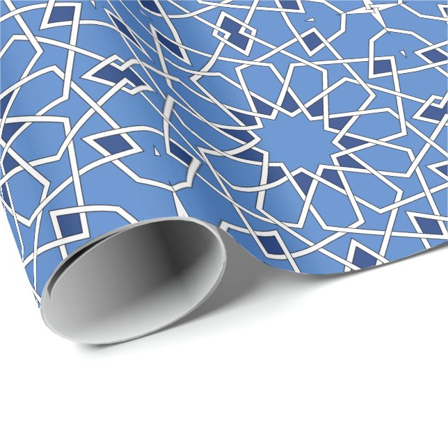 Islamic geometric patterns wrapping paper (Roll Corner)