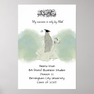 Islamic graduation Degree certificate  Poster