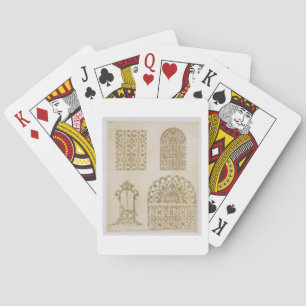 Islamic ironwork grills for windows and wells, fro playing cards