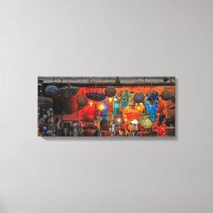 Islamic lanterns canvas print