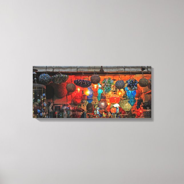 Islamic lanterns canvas print (Front)