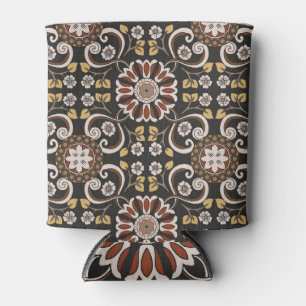 Islamic Medallion: Beautiful Textile Pattern. Can Cooler