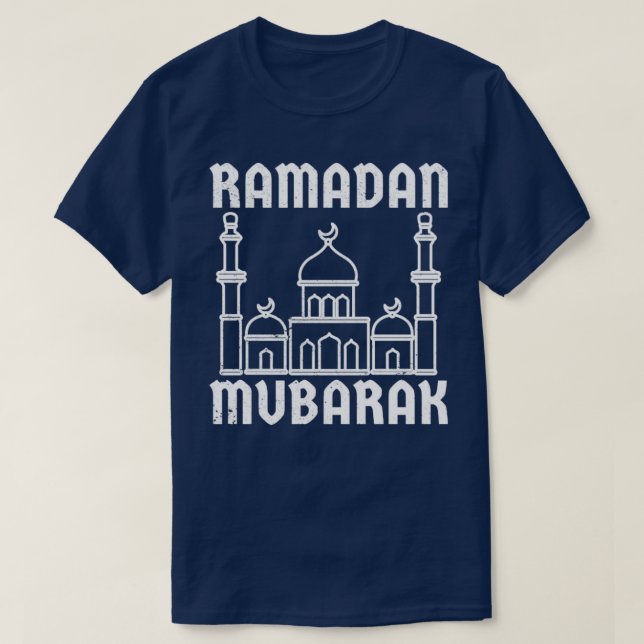 Islamic Mosque Ramadan Mubarak Islam Muslim Ramada T-Shirt (Design Front)