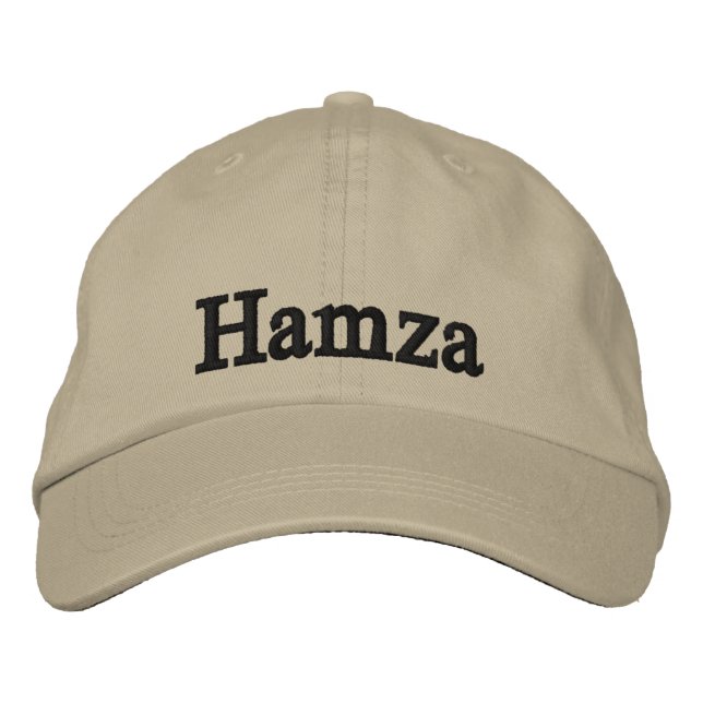 Islamic Muslim Name Personalized Embroidered Hat (Front)
