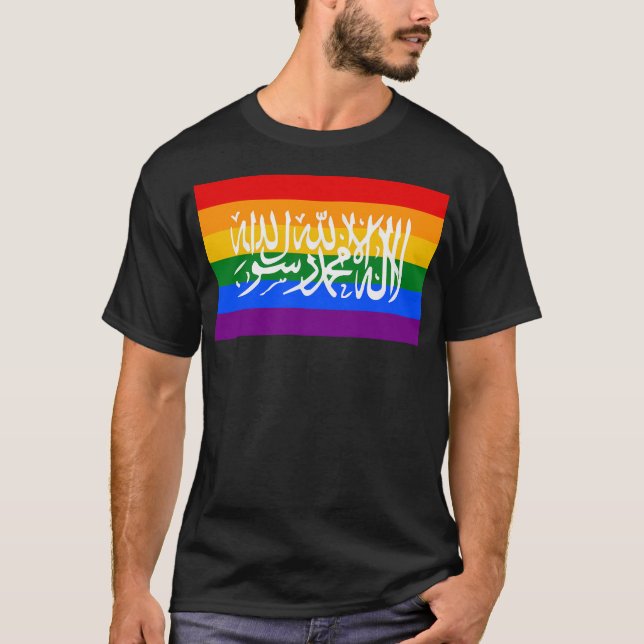 Islamic Pride Flag. T-Shirt (Front)