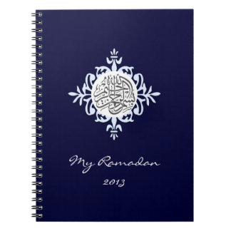 Islamic Ramadan diary notebook Bismillah Islam