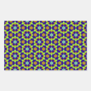 islamic religious geometric decoration pattern abs sticker