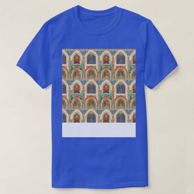 Islamic Seamless Pattern Arabic Mosaic Morrocan Ei T-Shirt (Design Front)
