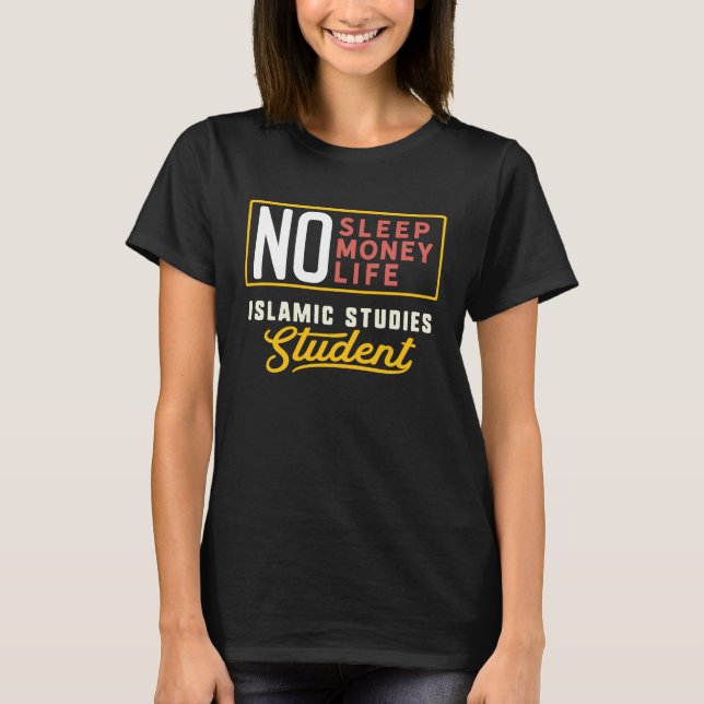 Islamic Studies Major Studen Graduation T-Shirt (Front)