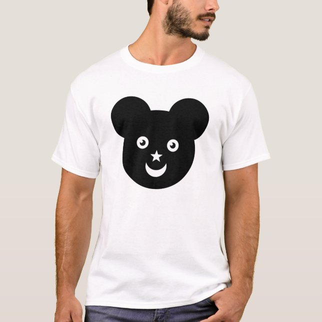 Islamic Teddy Bear Design T-Shirt (Front)