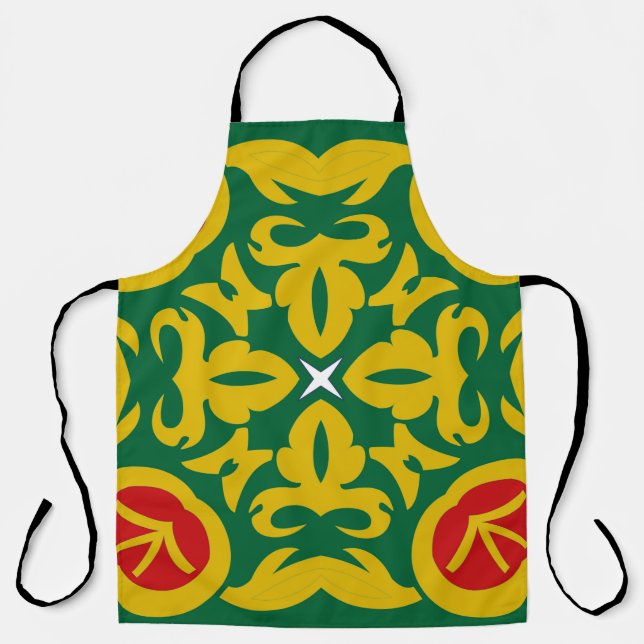 Islamic Traditional Pattern. Bandana print design  Apron (Front)