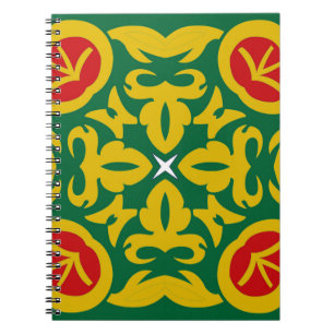 Islamic Traditional Pattern. Bandana print design  Notebook