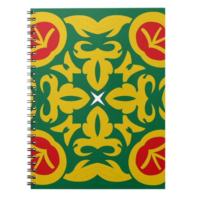 Islamic Traditional Pattern. Bandana print design  Notebook (Front)