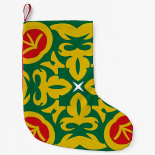 Islamic Traditional Pattern. Bandana print design Small Christmas Stocking