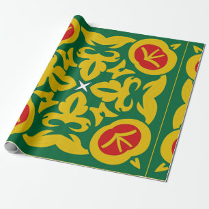 Islamic Traditional Pattern. Bandana print design Wrapping Paper