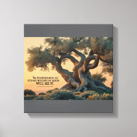 Islamic Wall Art – Olive Tree with Quran Verse