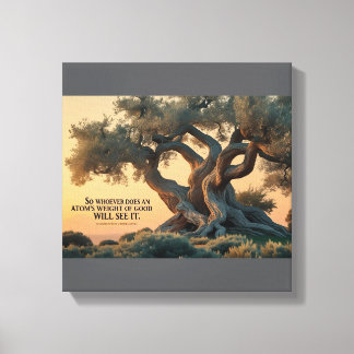 Islamic Wall Art – Olive Tree with Quran Verse
