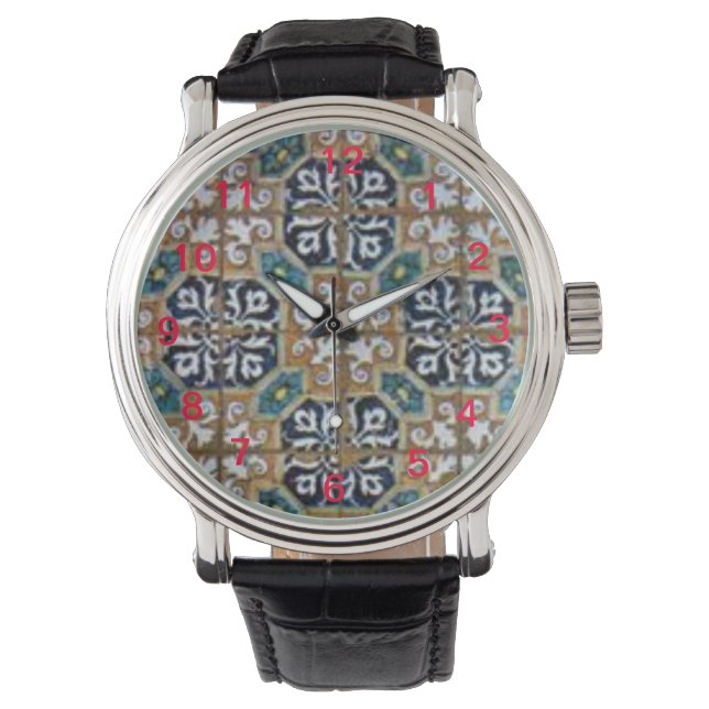 IslamicTile Custom Wristwatch (Front)