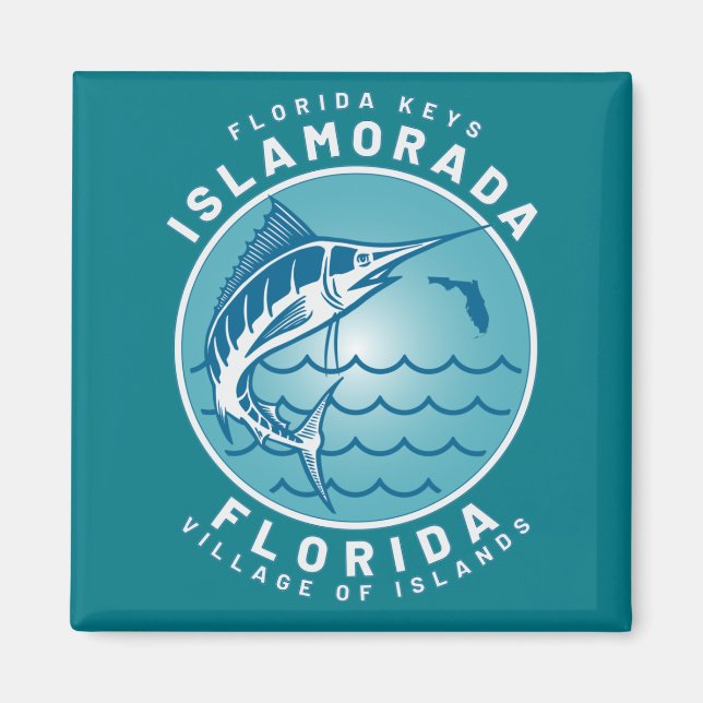 Islamorada Florida Keys Swordfish Magnet (Front)