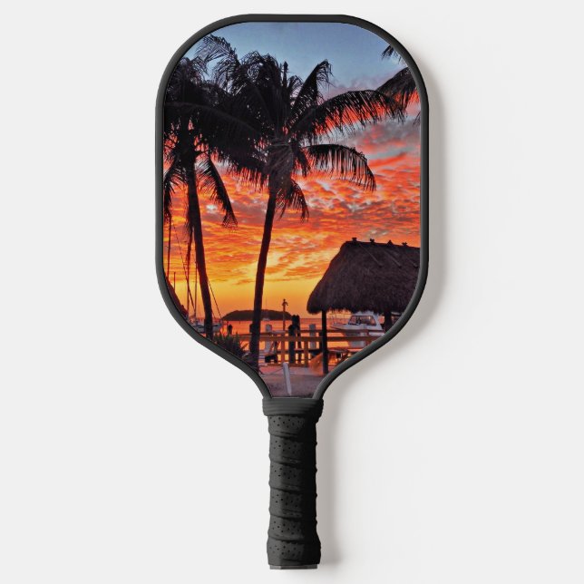Islamorada, Florida sunset Pickleball Paddle (Front)