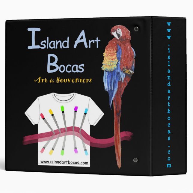 Island Art Bocas Binder (Back/Spine)