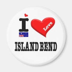 ISLAND BEND - I Love Magnet