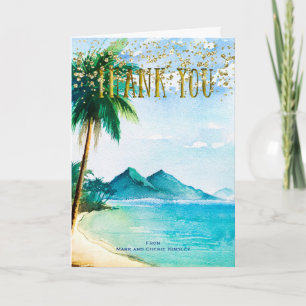 Island Bling Thank You Card
