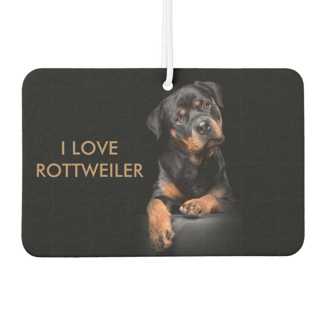 Island Breeze Landscape Rectangle Air Rottweiler Freshener (Front)