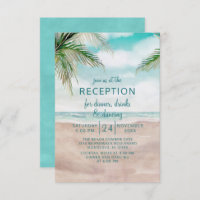 Island Breeze Tropical Beach Wedding Reception