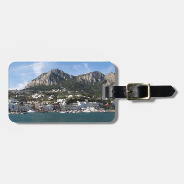 Island Capri panoramic Sea view Luggage Tag (Front Horizontal)