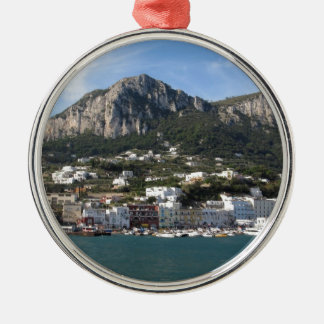 Island Capri panoramic Sea view Metal Ornament