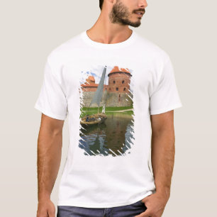 Island Castle by Lake Galve, Trakai, Lithuania T-Shirt