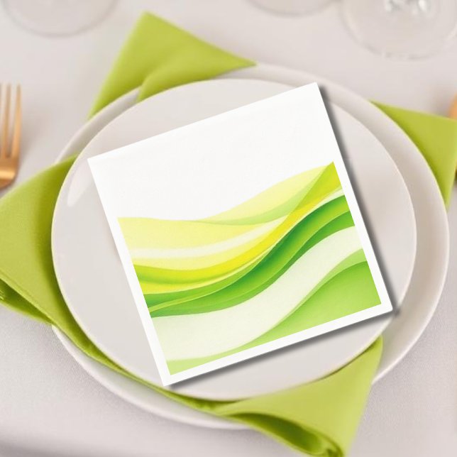 Island Citrus Green and Yellow Napkin (Island Citrus Green and Yellow Napkins)