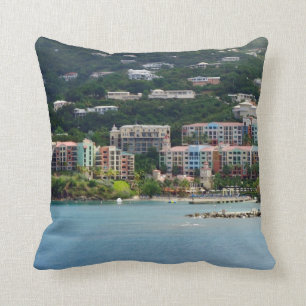 Island Colour Throw Pillow