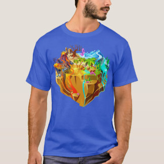 Island Colourful T-Shirt