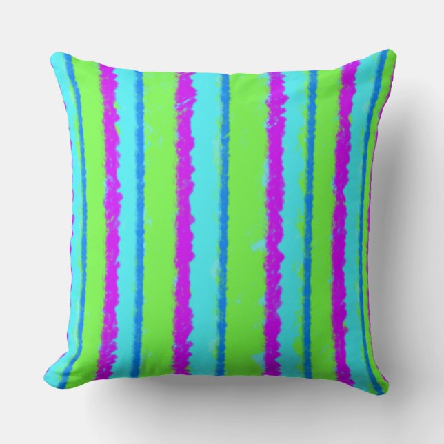 Island Colours Throw Pillow (Front)