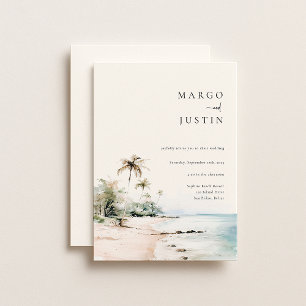 Island Destination Wedding Invitation
