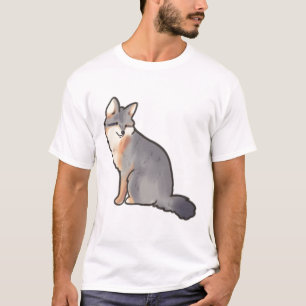 Island fox Delight � Cute Animal Art T-Shirt