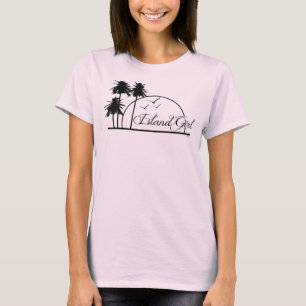 "Island Girl" Baby Doll Fitted Tshirt