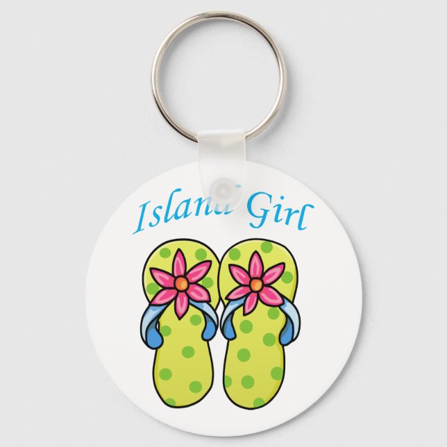 Island Girl Keychain (Front)