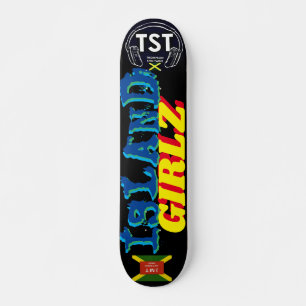 ISLAND GIRLZ Skateboard, 7¾" Deck Skateboard