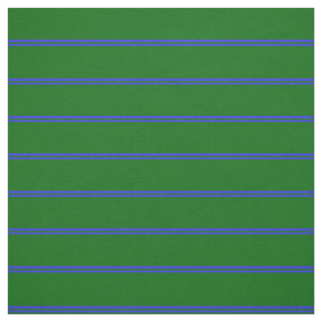 Island green/blue pin striped design/pattern fabric (Swatch)