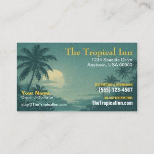 Island Hotel, Vacation Rental & Boutique Stay Business Card