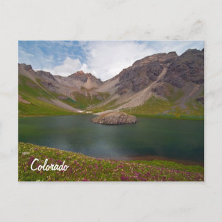 Island lake postcard