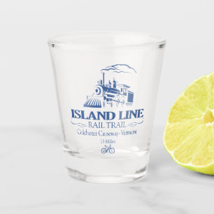 Island Line Rail Trail (RT) Shot Glass