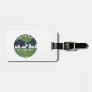 Island Line Trail Luggage Tag