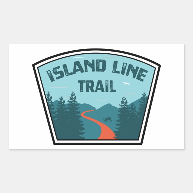 Island Line Trail Sticker (Front)